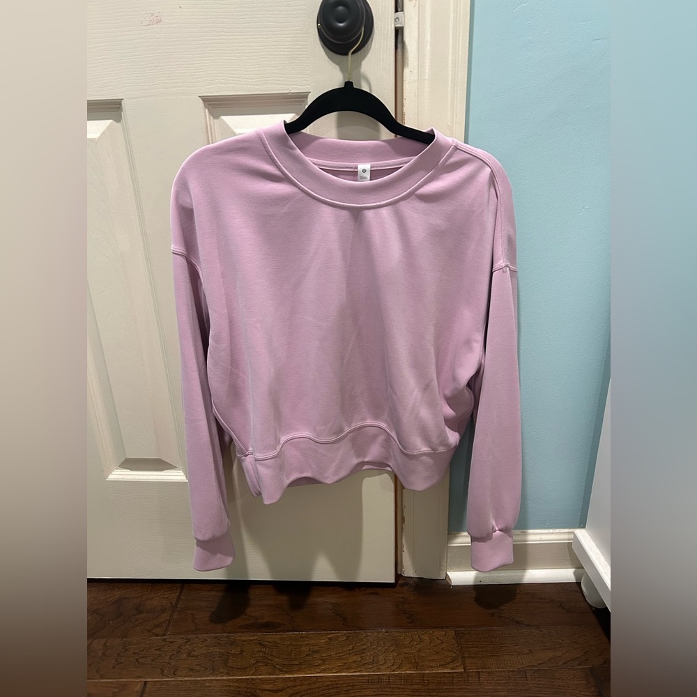 Lululemon Softstreme perfectly oversizedd cropped crew